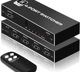 NÖRDIC HDMI 2.1 Switch 4 to 1 8K60Hz 4K144Hz 48Gbps