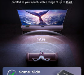 NÖRDIC HDMI 2 till 1 Switch 8K60Hz 4K@120Hz med fjärrkontroll, Aluminum