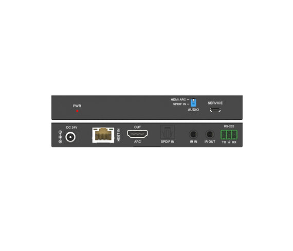 NÖRDIC HDMI 4K60 HDBaseT-förlängare med Toslink och ARC 70m CAT6