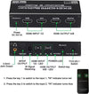 NÖRDIC HDMI 4K 60Hz Switch-Splitter 2x2 Audio SPDIF/Stereo med fjärrkontroll