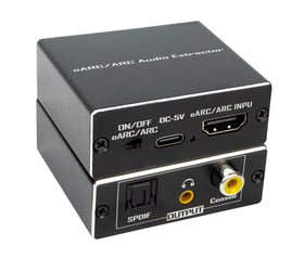 NÖRDIC HDMI ARC/eARC Extractor SPDIF, Koaxial, 3,5 mm