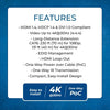 NÖRDIC HDMI Cat6 förlängning 40m 4K30Hz HD med loop EDID funktion HDMI Extension