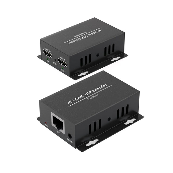 NÖRDIC HDMI Cat6 förlängning 40m 4K30Hz HD med loop EDID funktion HDMI Extension