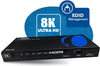 HDMI Splitter 2 in 2 Out, 4K@120Hz, Dolby Vision Pass-Through, HDCP 2.3, Auto EDID Management