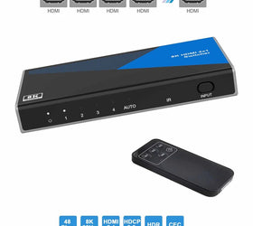 HDMI 2.1 Switch 4 till 1 8K60Hz 4K120Hz CEC HDR Dolby Atmos, True HD, Digital Plus, DTS-HD Master