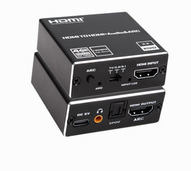 NÖRDIC HDMI ARC Extractor HDMI till HDMI + SPDIF/3,5mm Audio