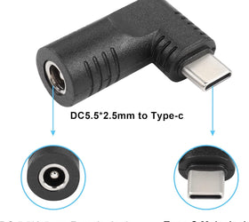 NÖRDIC Laptop adapter USB-C till DC 5.5x2.5mm 65W