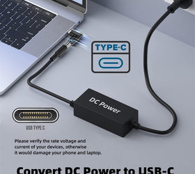 NÖRDIC Laptop-adapter USB-C till DC 7.4x5.0mm 65W