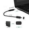 NÖRDIC Laptop Laddnings-kabel USB-C till DC5.5x2.5mm 65W PD 1.5m