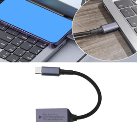 NÖRDIC Lenovo Square Yellow till USB-C adapter 17cm