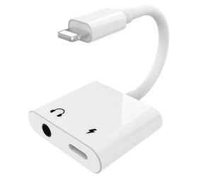 NÖRDIC Lightning Audio adapter med laddning Non MFI
