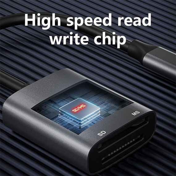 NÖRDIC Lightning Kortläsare 2 Slot SD, MS UHS-I