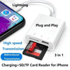 NÖRDIC Lightning Kortläsare 2 Slot SD, MicroSD 1xLightning-laddning UHS-I