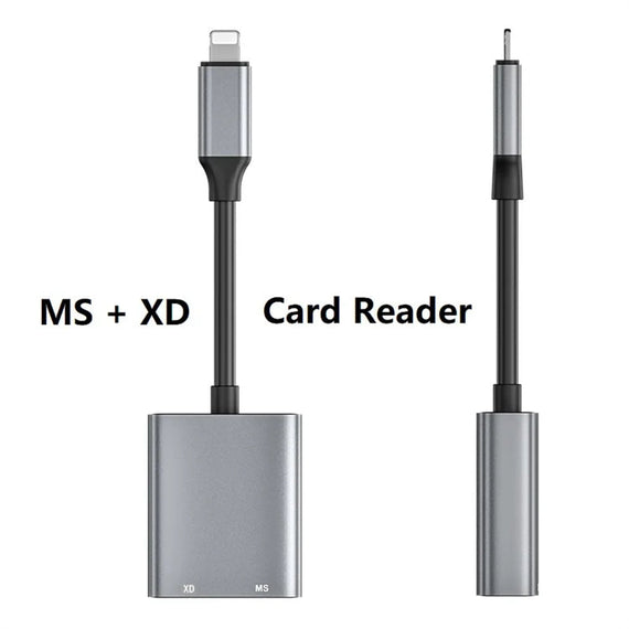 NÖRDIC Lightning Kortläsare 2 Slot MS, xD UHS-I
