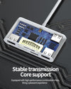 NÖRDIC Lightning Kortläsare 2 Slot SD, MicroSD 3xUSB-A 1xLightning-laddning UHS-I