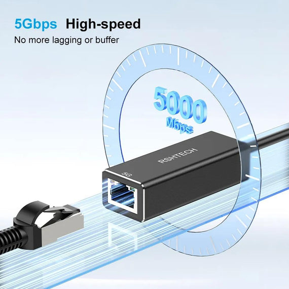 Nätverksadapter USB-A och USB-C 3.0 till 5G Ethernet