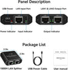 RJ45 Splitter 1 to 2 Ethernet Giga 1000Mbps Networking