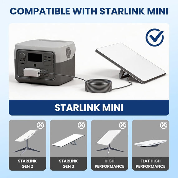 Starlink 3m Mini DC-strömkabel