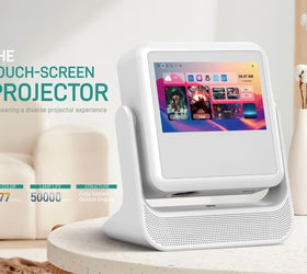 NÖRDIC Smart Touch Screen Projektor för Hemmabio och Presentationer