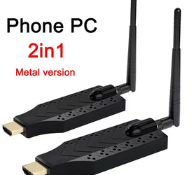 NÖRDIC Trådlös HDMI-förlängare Sändare/Mottagare 1080P HD 5G Wifi för Laptop till TV PC Monitor Projektor 150m