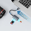 NÖRDIC USB-C 3.0 Kortläsare 2 Slot SD3.0, MicroSD3.0 UHS-I