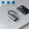 NÖRDIC USB-C 3.0 Kortläsare 2 Slot SD3.0, MicroSD3.0 UHS-I