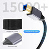 NÖRDIC USB 3.0 Aktiv Skrivarkabel - 10m USB A till USB B 3.0 Kompatibel med skrivare, konferenskamera, dockningsstation, hårddisk och mer
