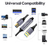 NÖRDIC USB 3.0 Aktiv Skrivarkabel - 15m USB A till USB B 3.0 Kompatibel med skrivare, konferenskamera, dockningsstation, hårddisk och mer