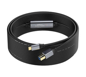 NÖRDIC USB 3.0-kabel USB-C till USB-B 5Gbps 5m USB-skrivarkabel