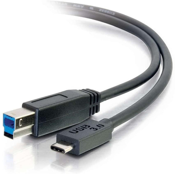 USB 3.1 kabel USB C till USB B 5Gbps 2m USB skrivarkabel