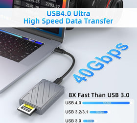 NÖRDIC USB-C, USB4.0 Kortläsare CFexpress Type B