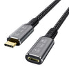NÖRDIC USB 4 förlängningskabel 2m 40Gbps 100W 8K60Hz