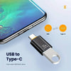 USB-A 3.1 OTG hona till USB C hane adapter, USB-C adapter till synk och laddning, aluminium orange