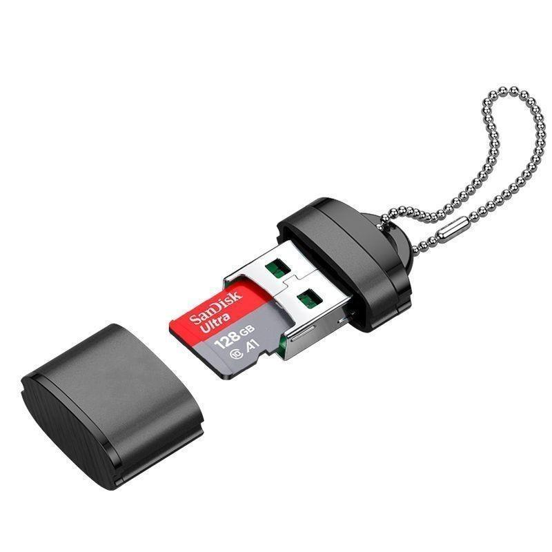 NÖRDIC USB-A kortläsare MicroSD USB2.0 480Mbps