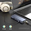 NÖRDIC USB-C 1 till 14 Dockningsstation Trippla skärmar, 2xHDMI, 1xDP, 1xUSB-C PD 100W, 2xUSB-C, 4xUSB-A, med Ethernet