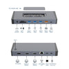 NÖRDIC USB-C 1 till 15 Dockningsstation Thunderbolt 4 Trippla skärmar, 2xHDMI, 1xDP, 1xUSB-C PD 100W, 1xUSB-C, 4xUSB-A,  med M.2 NVMe SSD-plats