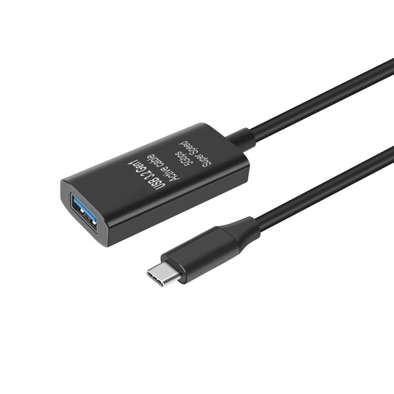 USB-C 3.2 GEN1 till USB-A  5Gbps 900mA Aktiv Förlängningskabel 10m