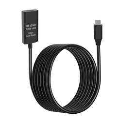 USB-C 3.2 GEN1till USB-A  5Gbps 900mA Aktuv förlängningskabel 5m
