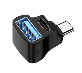 NÖRDIC USB-C Adapter 1 till 2 USB-C 3.1 + USB-A 10Gbps 4K60Hz 100W PD