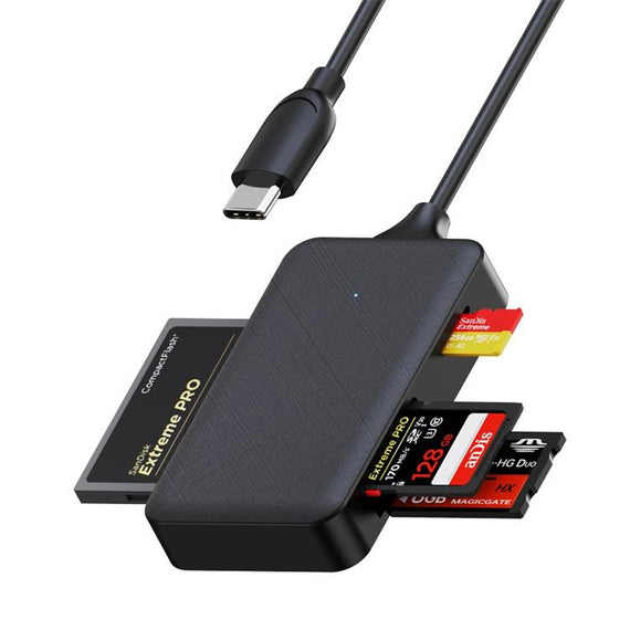 USB-C Card Reader CD/SD/MicroSD/MS UHS-I