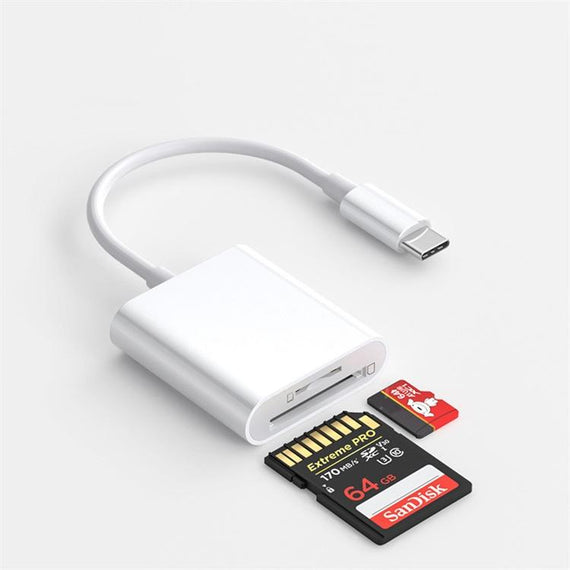 USB-C Card Reader SD MicroSD UHS-I