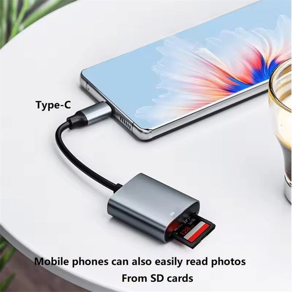 NÖRDIC USB-C Kortläsare SD UHS-I