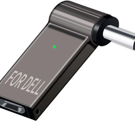 NÖRDIC USB-C till Laptopladdningsadapter, USB-C till DC-kontakt, 100W PD, DC 4,5×3,0mm för DELL
