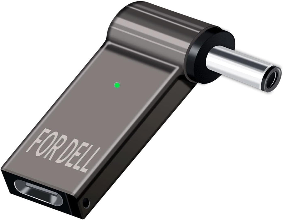 NÖRDIC USB-C till Laptopladdningsadapter, USB-C till DC-kontakt, 100W PD, DC 4,5×3,0mm för DELL