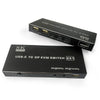 NÖRDIC USB-C KVM-switch 2 till 1 DP 8K60Hz 4K144Hz 3xUSB 1x3.5mm