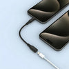 NÖRDIC USB-C hane till Lightning hona-adapter 15 cm