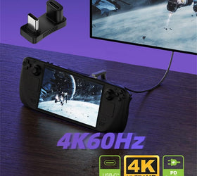 NÖRDIC USB-C U Adapter 10Gbps 4K60Hz för Steam Deck och Mobiler