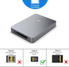 USB-C/USB-A CFexpress kortläsare Typ A 10Gbps UHS-I