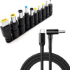 NÖRDIC USB‑C till DC‑strömkabel med 10st adaptrar 1.8m