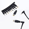 NÖRDIC USB‑C till DC‑strömkabel med 10st adaptrar 1.8m